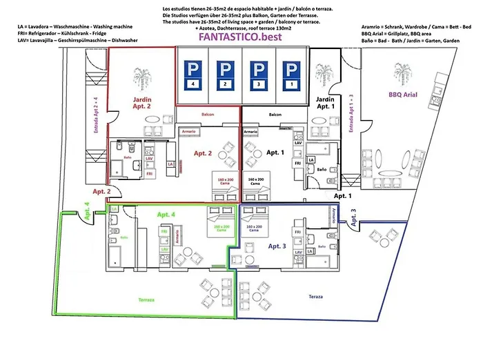 Apartment Fantastico 1 - Balcony, Free Parking, Air Conditioning, Free Netflix, Bbq Puerto de la Cruz (Tenerife)